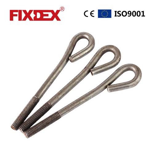 China foundation anchor bolt hook type bolt M20 M24 M30 M33 manufacturers  and suppliers