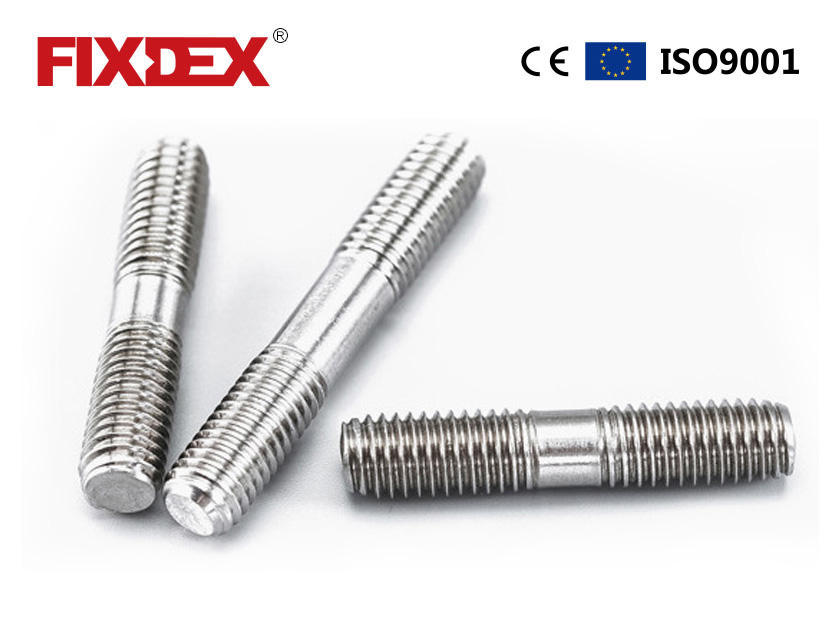 Double Head Bolt,double ended bolt,double end bolt,double threaded bolt,dowel screw,12 point bolt head