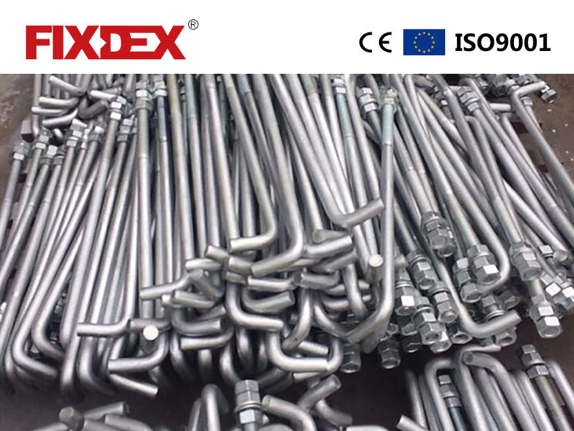 Hot dip galvanized L bolt, Hot dip galvanized High quality L hook bolt, L hook anchor bolt, Foundation Bolt L, Foundation Bolt L