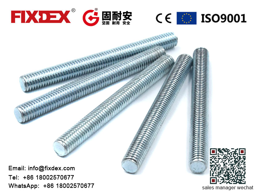 Factory Cheap Thread Rods,Double End Threaded Rod,1m Thread Rods,4m Thread Rods