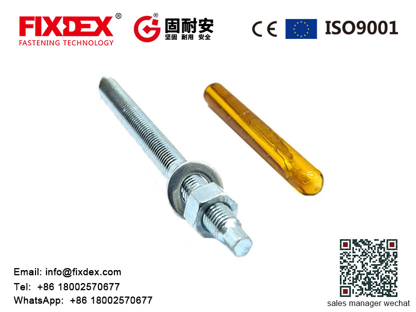 carbon steel chemical anchor,chemical anchor bolts custom sizes,China supplier chemical anchor bolts
