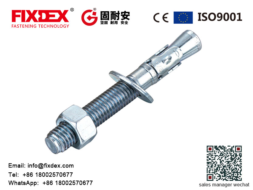 Steel wedge anchor,zinc plated bolt anchor,wedge anchor zinc plated bolt