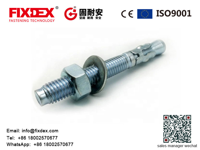 Wedge Anchors Expansion Bolt, Wedge Anchors ANSI Standard, Certificated Wedge Anchors