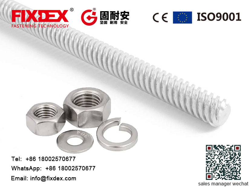 M3 x 300mm Fully Threaded Rod,Stainless Steel Fully Threaded Rod, Long Threaded Screw, M3 x 300mm Stainless Steel Rod threaded Fully