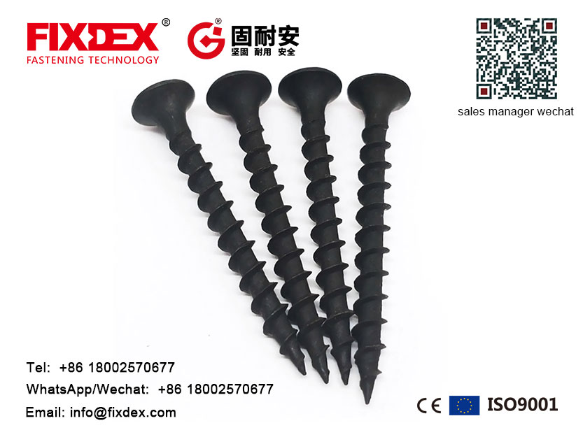 bugle head drywall screw,drywall screw,black bugle head drywall screw