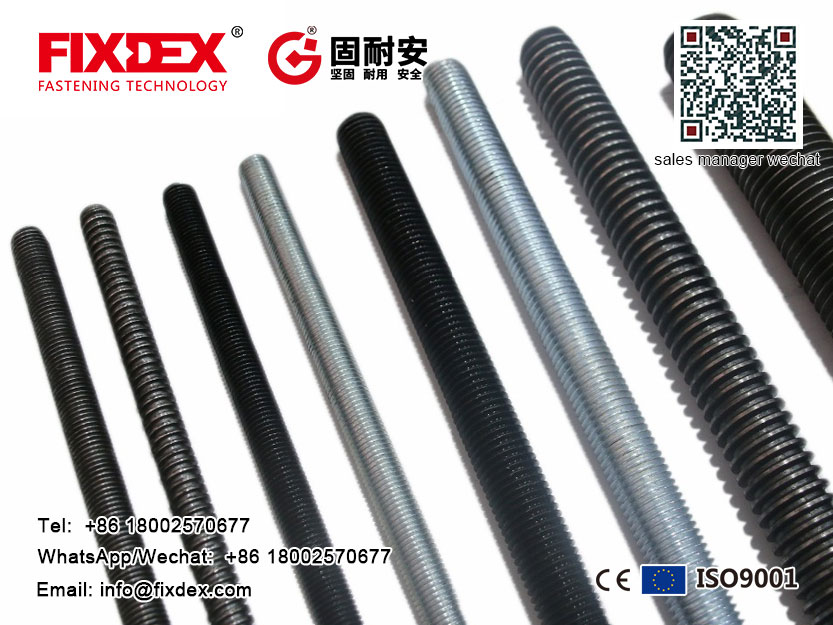 DIN975,carbon steel full threaded rod,carbon steel threaded rod