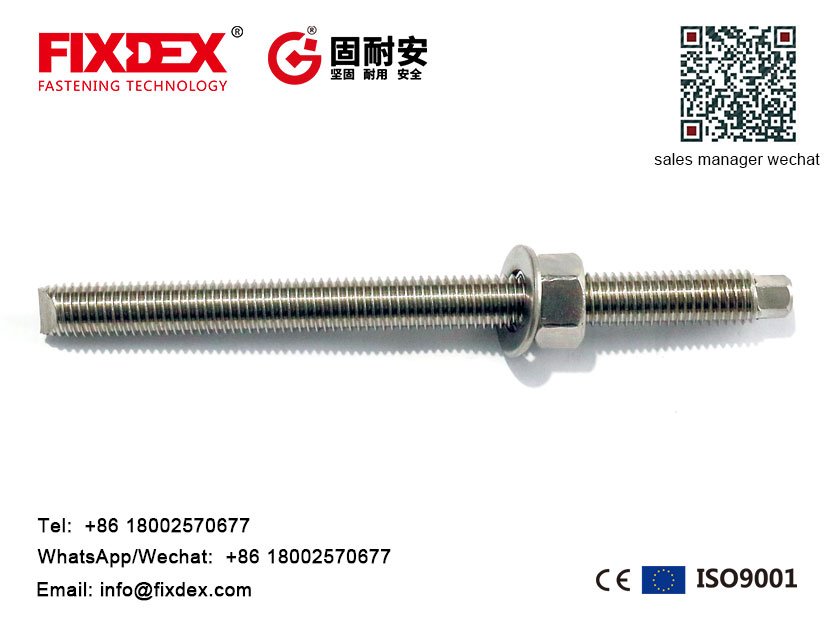 Bolt d'ancora chimica, Bolt d'ancora chimica in acciaio inox, Fornitore di Cina Bolt d'ancora chimica d'acciaio inossidabile