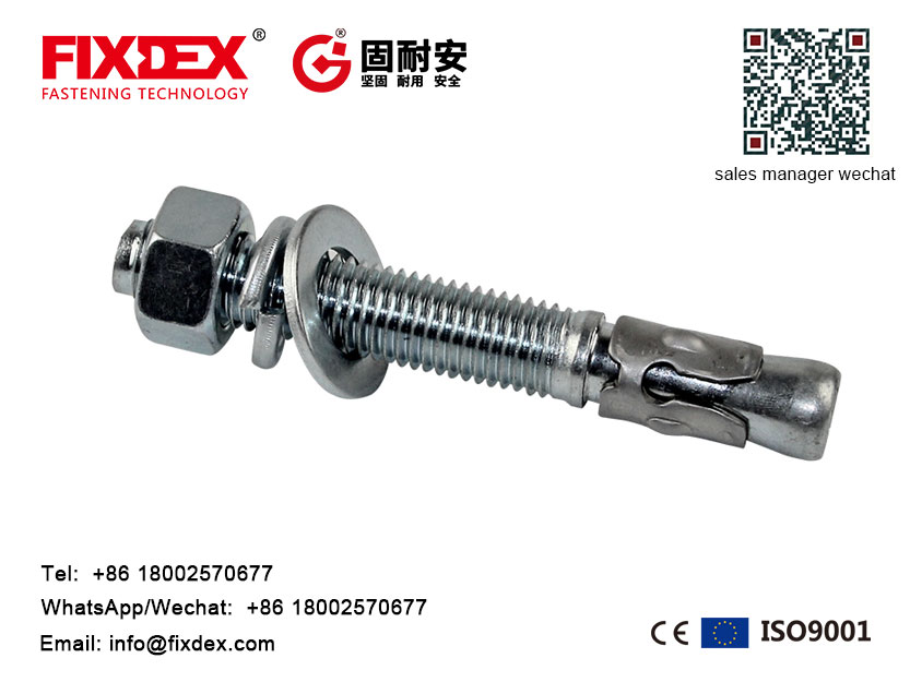 Carbon Steel wedge anchor,M8*60 wedge anchor,Concrete Expansion Anchor Bolts,Expansion Anchor Bolts