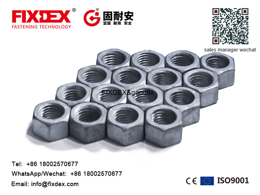 galvanized hex nut,Hot dipped galvanized hex nut