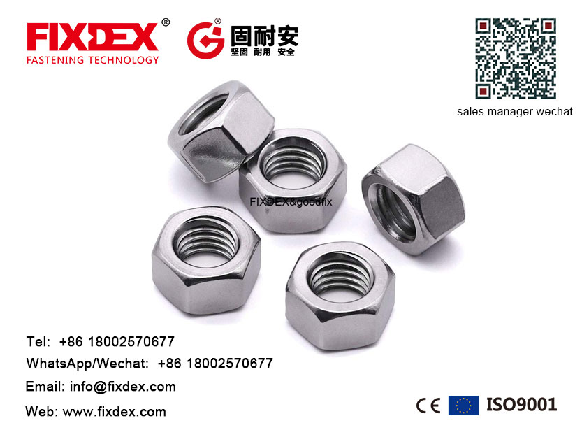 Xwînkên Hex-ê yên taybetî yên Zinc-Karbon Steel, Hex-Nûzên taybetî yên Zinc, Ji bo pîçên tîpê Hex Nuts