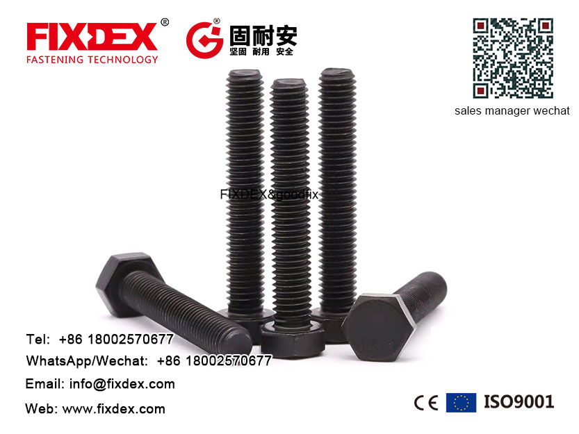 bolt hex DIN933, bolt hex DIN931, ຄຸນະພາບສູງ 4.8 hex bolt, 8.8 hex bolt, 10.9 hex bolt, 12.9 hex bolt