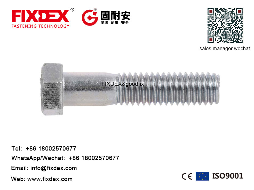 Carton steel bolts ຫົວ hex, bolt HDG, Fasteners Supplier HDG bolts ຫົວ hex