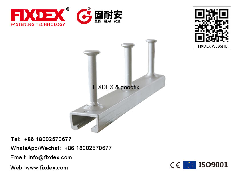 Embedded channel steel,steel bearing on concrete,steel to concrete connection