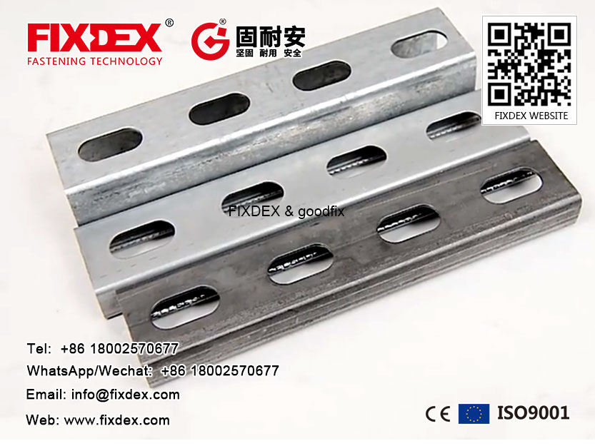 slotted c ikanni irin, slotted c ikanni price, slotted, steel c channel, C Channel, Photovoltaic Bracket