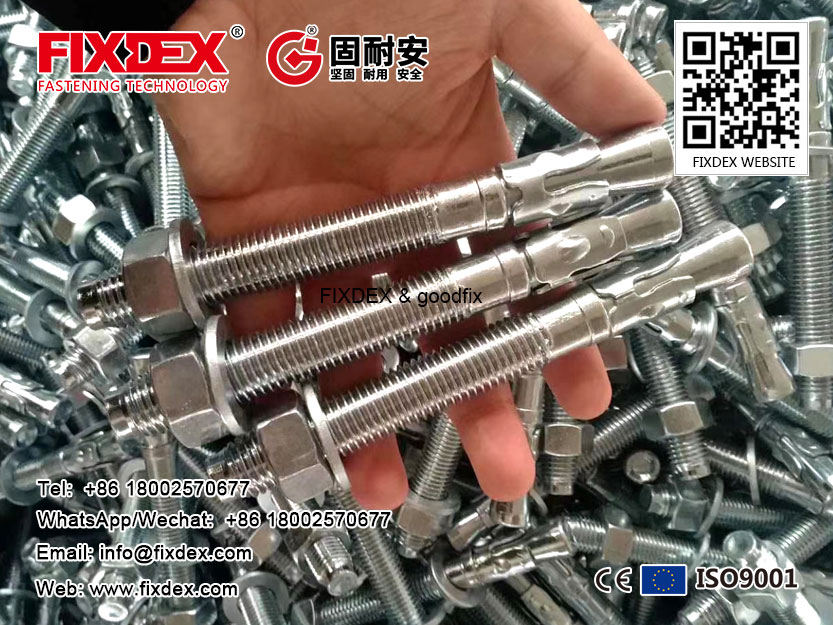 wholesale wedge anka, Wedge Anchor masana'antun, Wedge Anchor masu kaya, Wedge Anchor Bolt M12, Sin Wedge Anchors Factory