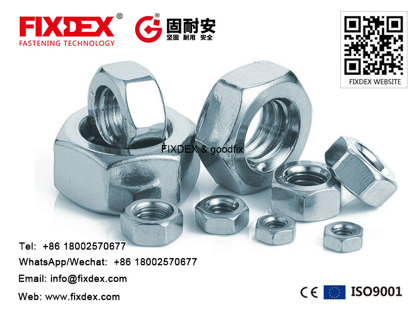 DIN936, Grade 8 hex Thin Nuts, hex Thin Nuts